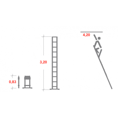 Drabina teleskopowa Smart Up Pro 1x11 (wys. rob. 4,20m)